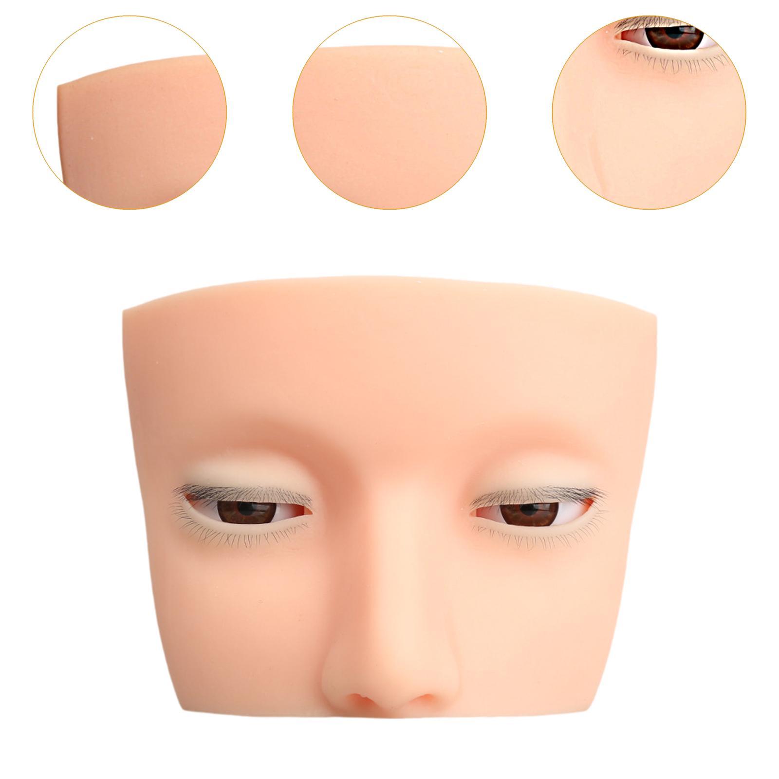 Silicone Eyelash Mannequin Hea - Beauty Makeup School ulasan dan harga