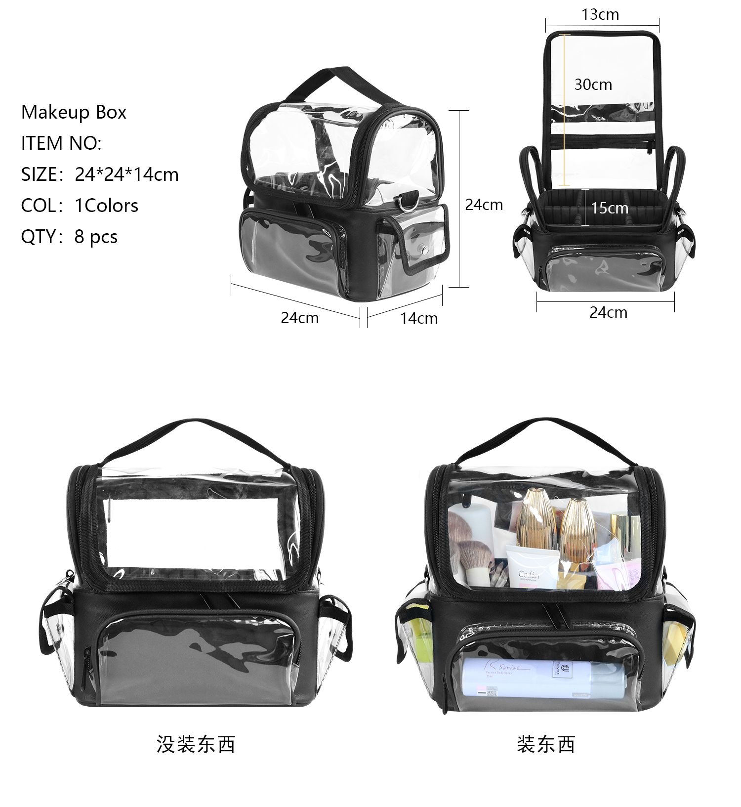Makeup Brush Holder Backpack M - Beauty Makeup Case ulasan dan harga