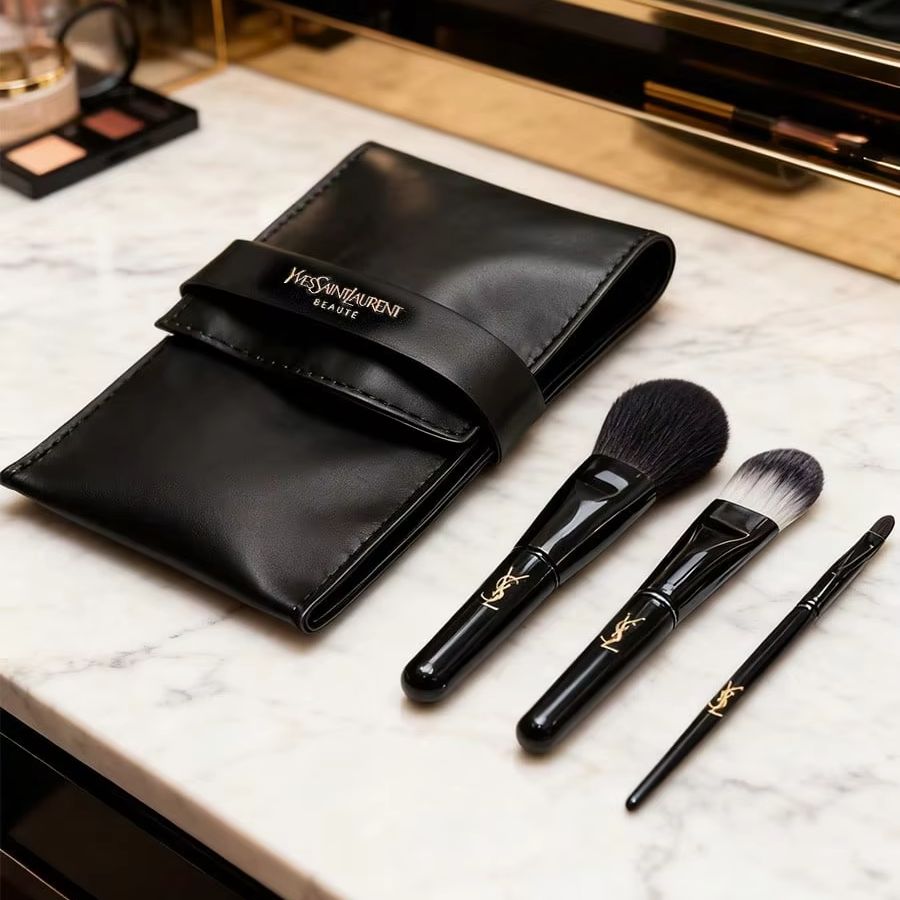 YSL Portable Makeup Brush Set  - Ysl Beauty Makeup ulasan dan harga