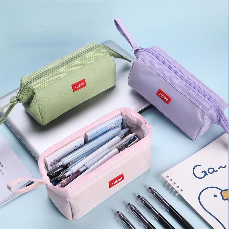 Pencil Case Large Capacity Pen - Beauty Makeup School ulasan dan harga