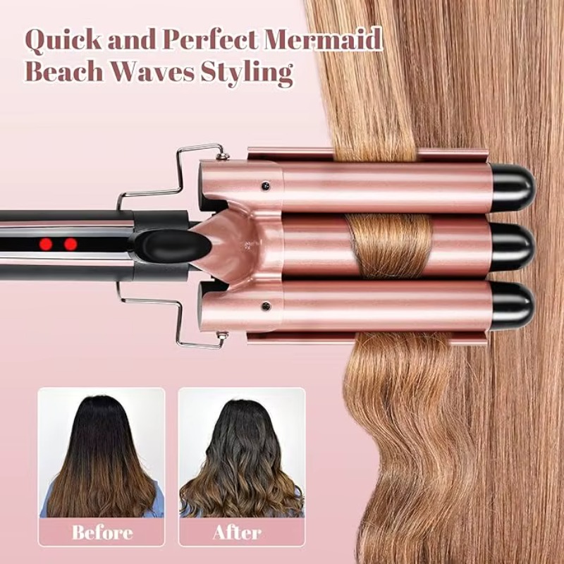 Luxury 5 In 1 Ceramic Hair Cur - Hair Curling Wand ulasan dan harga