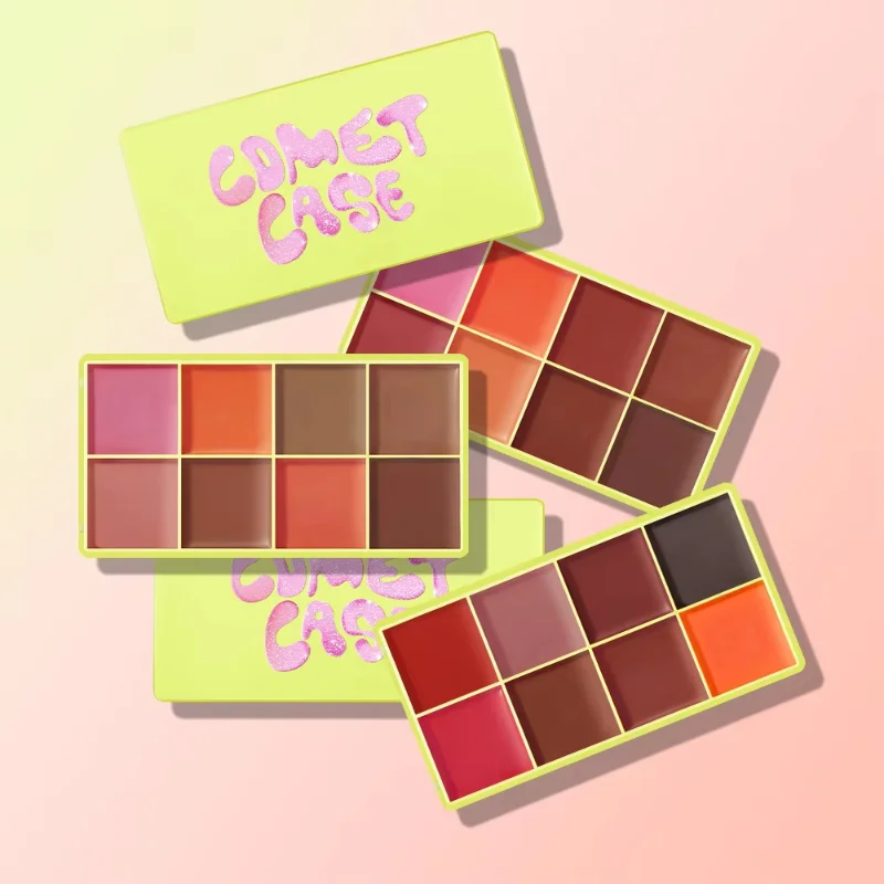 Eyebrow Cream Blush Curve Case - Highlighter Bronzer Palette ulasan dan harga