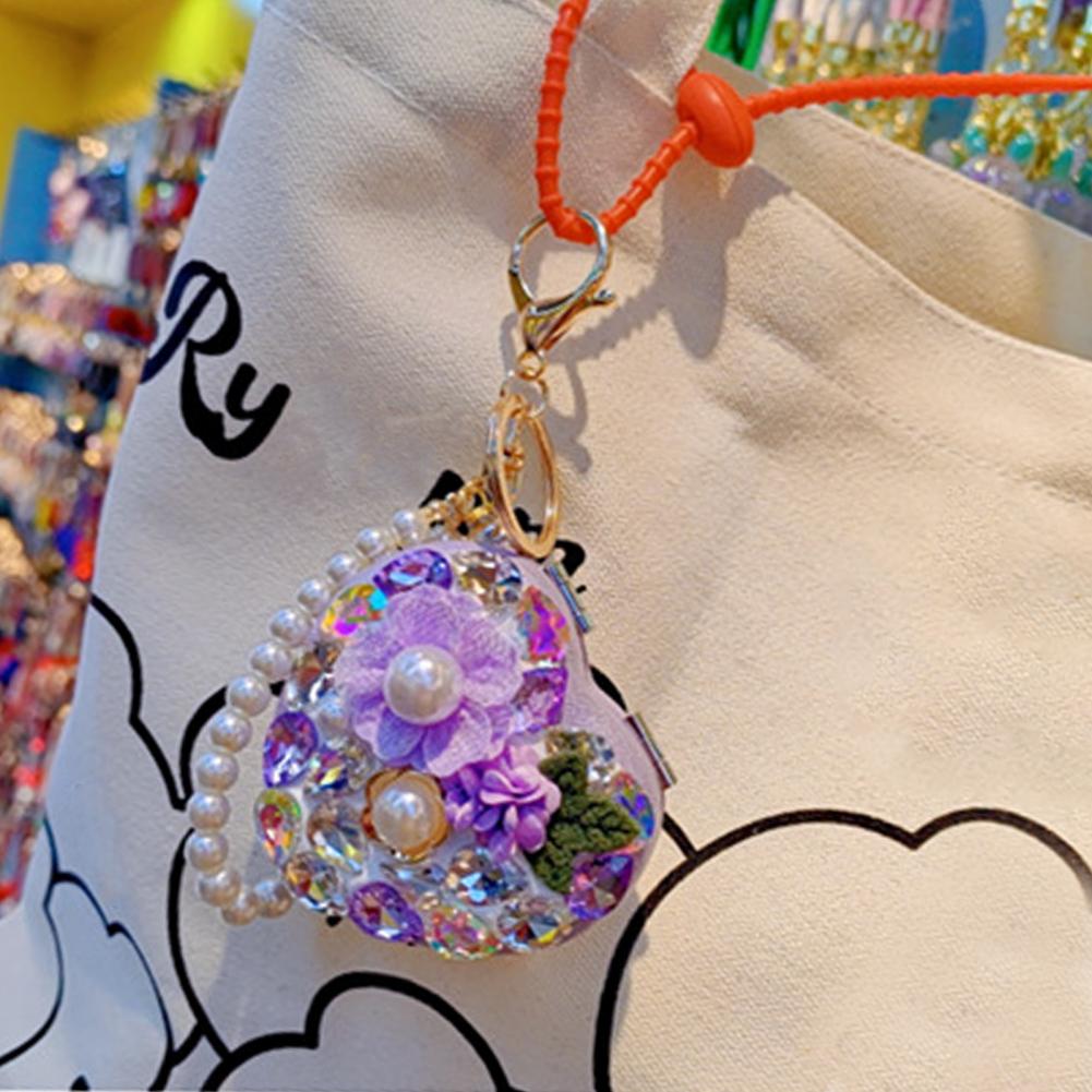 Beauty Mirror Keychain Folding - Beauty Makeup School ulasan dan harga