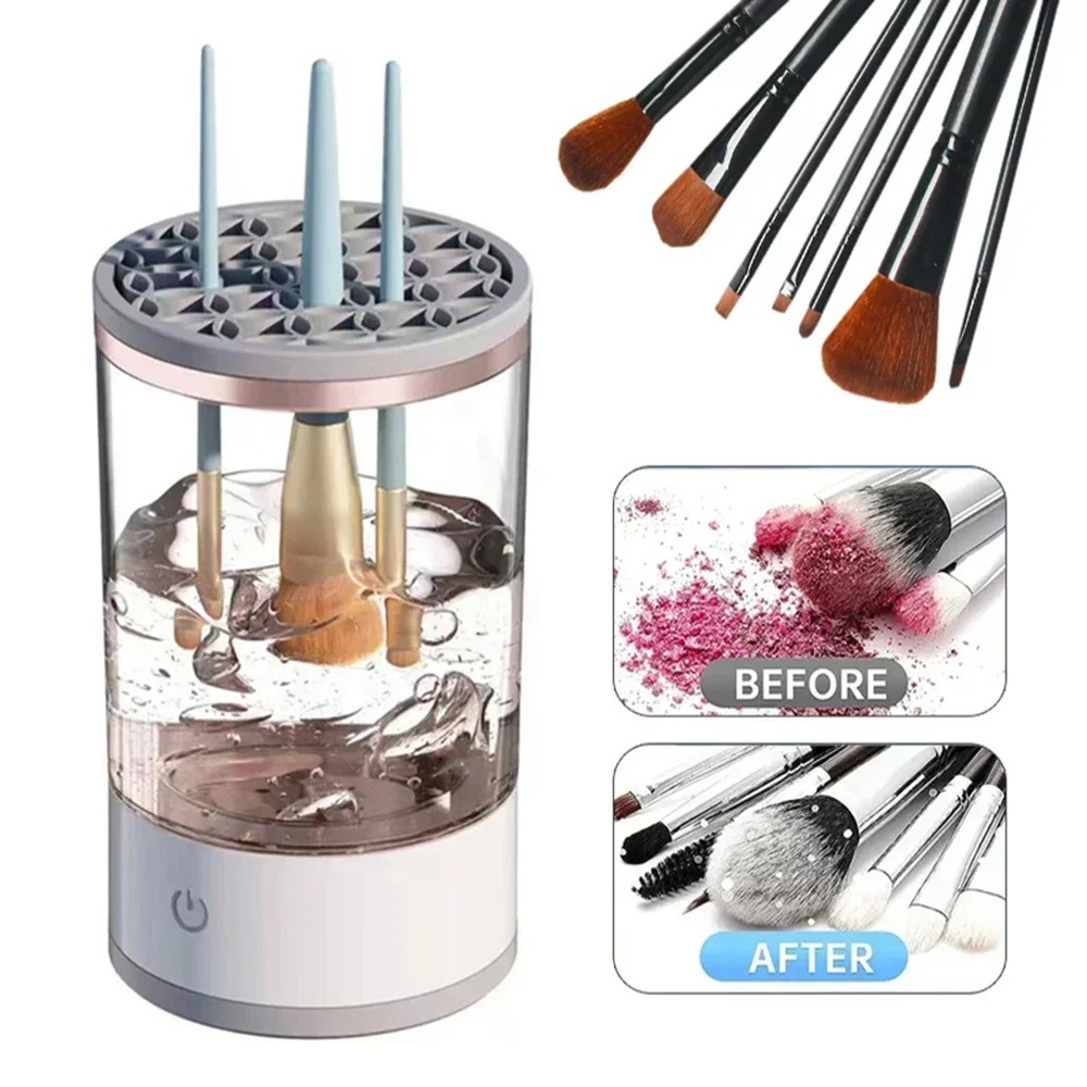 Automatic Electric Makeup Brus - Makeup Brush Set ulasan dan harga