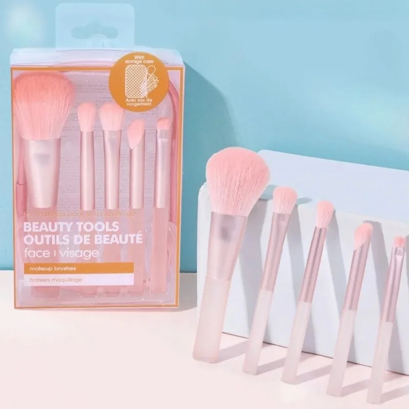 5Pcs Makeup Brushes Set Super  - Beauty Makeup Gift Sets ulasan dan harga