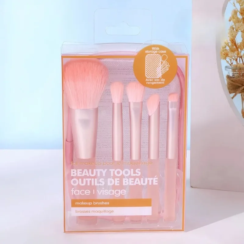 5Pcs Makeup Brushes Set Super  - Beauty Makeup Gift Sets ulasan dan harga