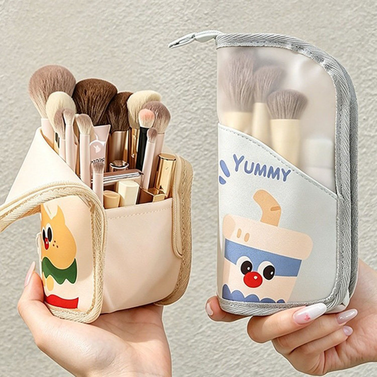 1Pcs Cosmetic Bag Travel Stand - Beauty Makeup Case ulasan dan harga