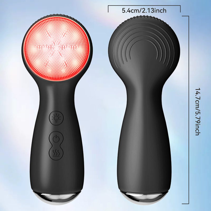 3 In 1 7 Colors LED Silicone F - Electric Face Cleanser Brush ulasan dan harga