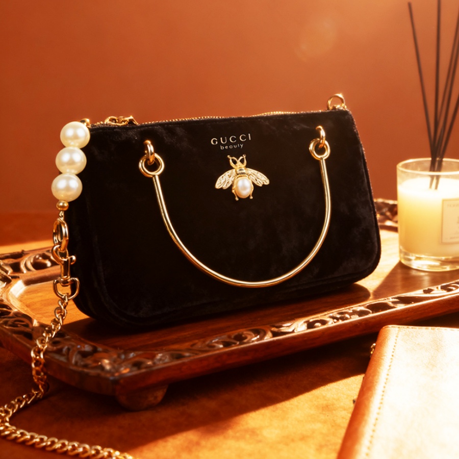 Gucci’s Bag Women Black Velvet - Ysl Beauty Makeup ulasan dan harga