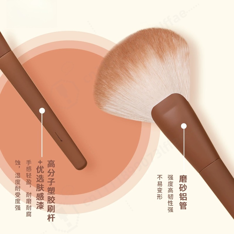 12Pcs Cream Makeup Brush Set S - Beauty Makeup School ulasan dan harga