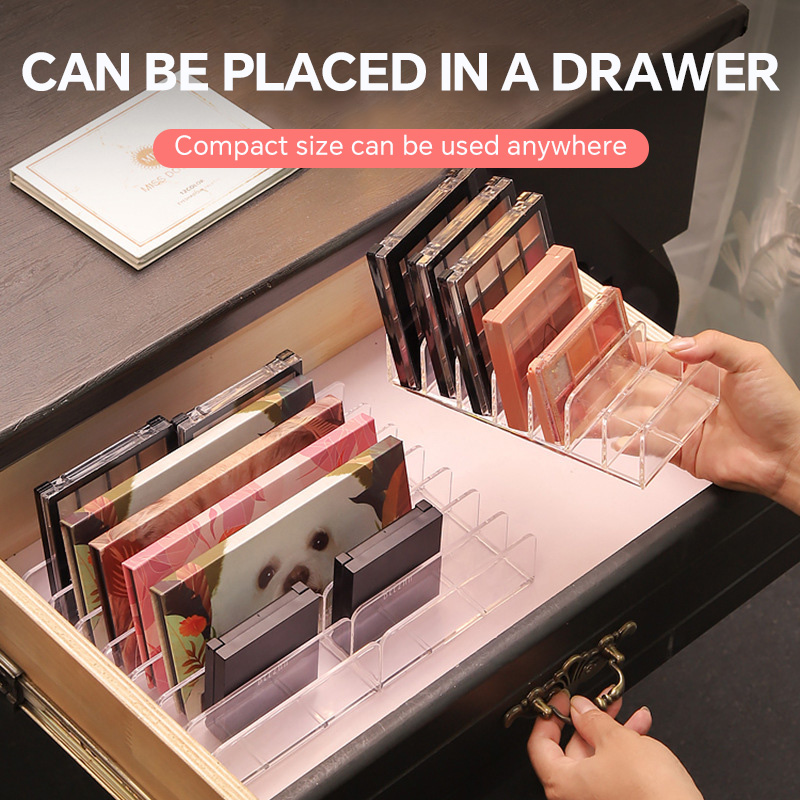 7 Grids Acrylic Table Cosmetic - Beauty Makeup Case ulasan dan harga