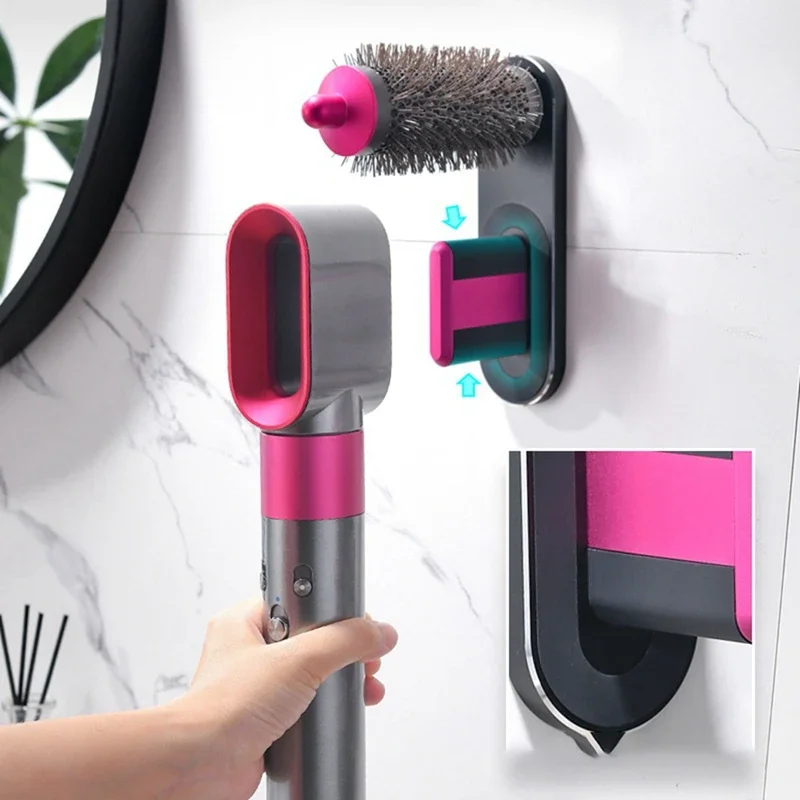 Hair Dryer Holder Wall Mount S - Hair Curling Wand ulasan dan harga