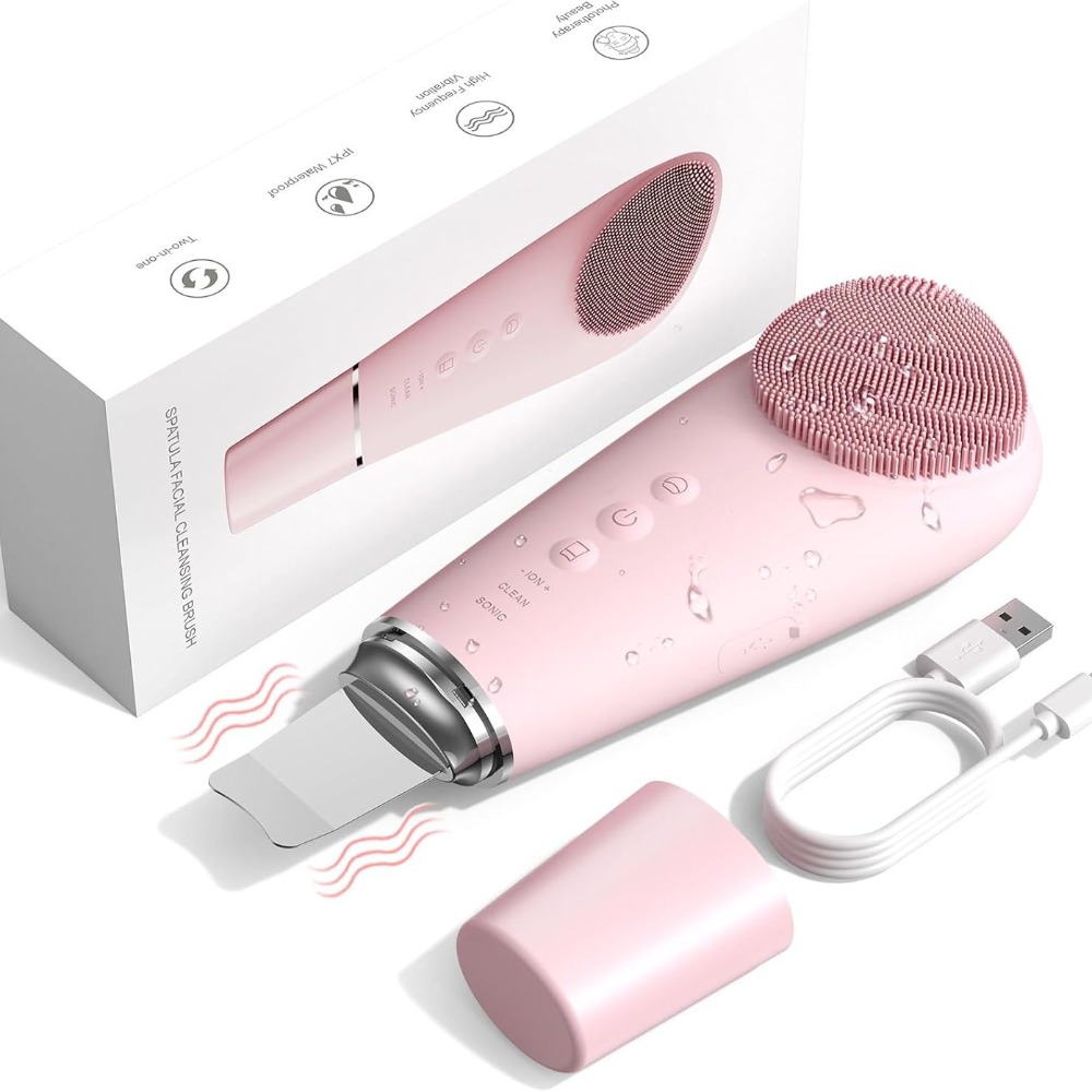 Electric 7 in1 Silicone Blackh - Electric Face Cleanser Brush ulasan dan harga