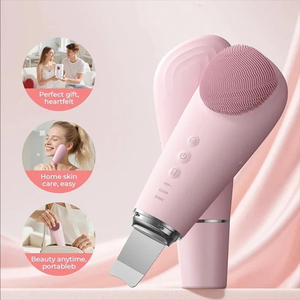 Electric 7 in1 Silicone Blackh - Electric Face Cleanser Brush ulasan dan harga