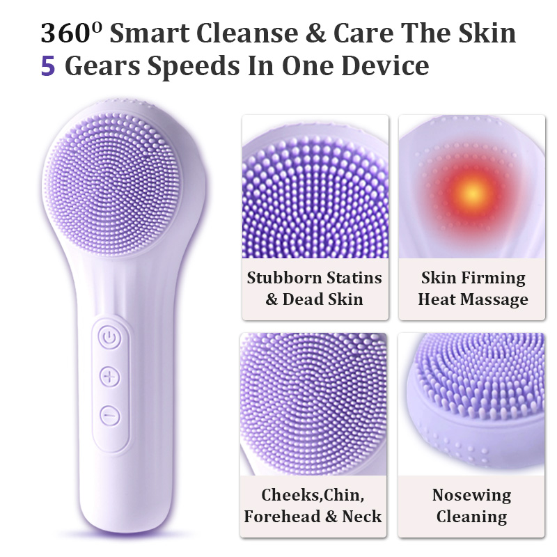 Sonic Waterproof Facial Cleans - Electric Face Cleanser Brush ulasan dan harga