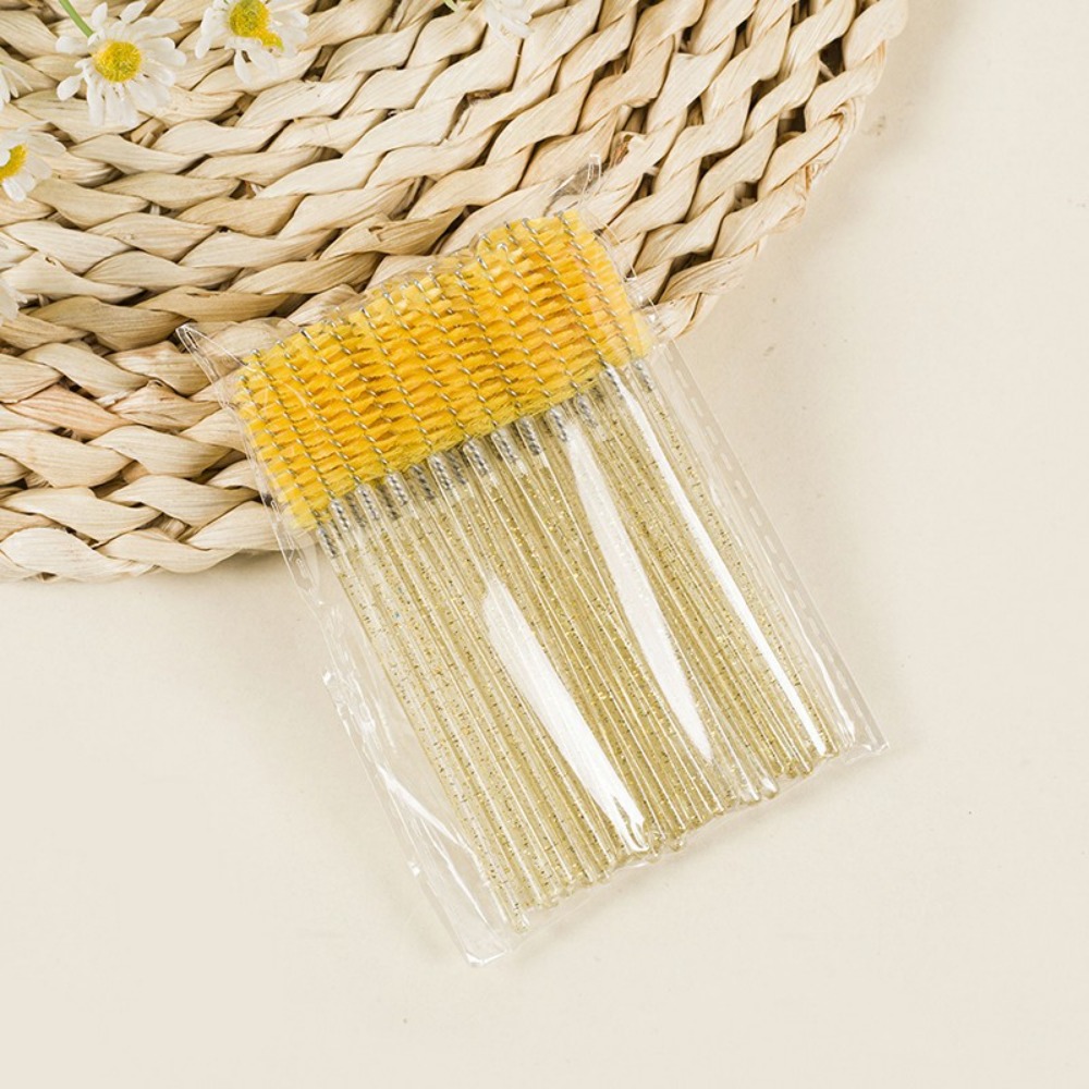 50-100PCS Crystal Eyelash Brus - Makeup Brush Set ulasan dan harga