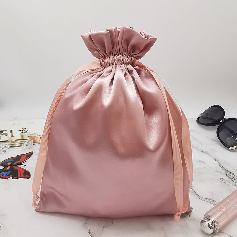 Custom Logo Satin Drawstring B - Beauty Makeup School ulasan dan harga
