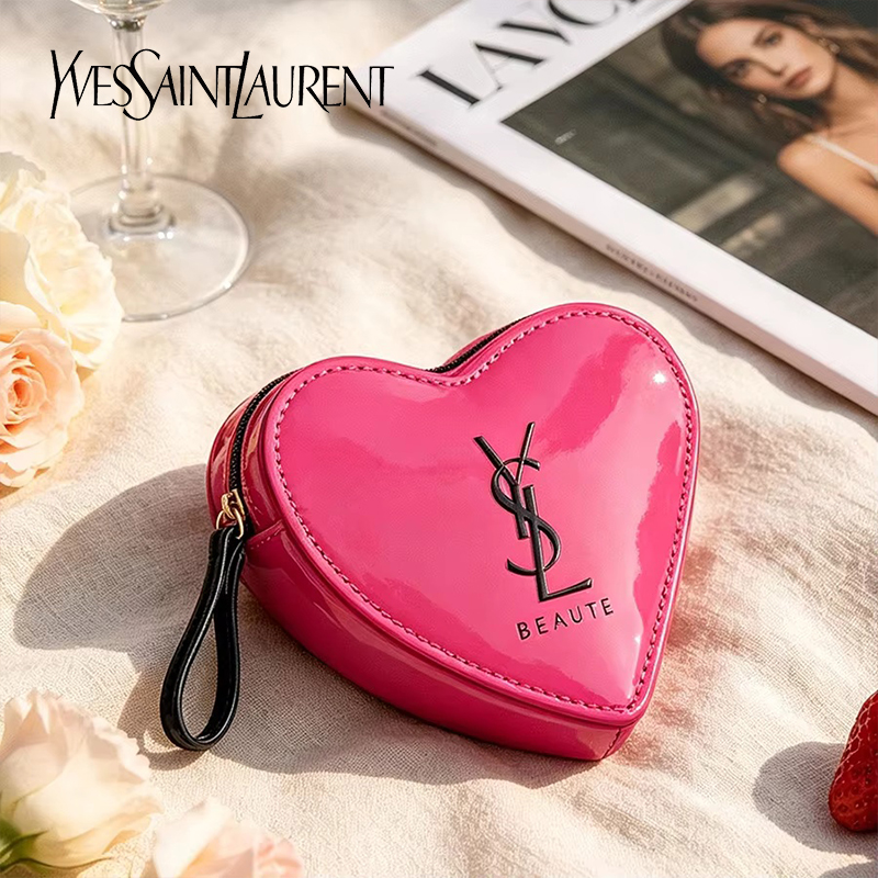 YSL Blush Pink Heart Makeup Ba - Ysl Beauty Makeup ulasan dan harga