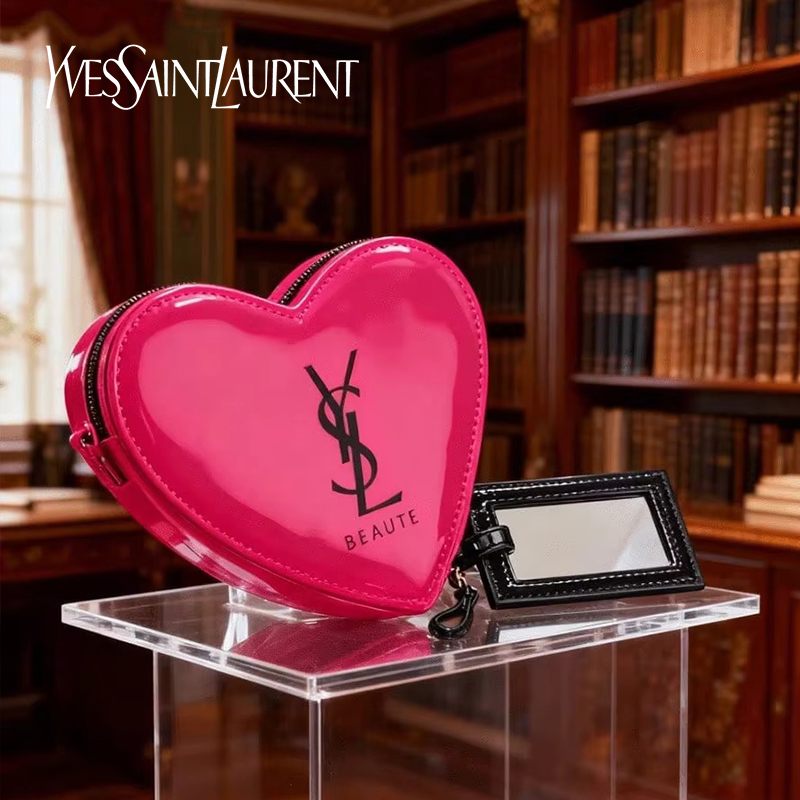 YSL Blush Pink Heart Makeup Ba - Ysl Beauty Makeup ulasan dan harga