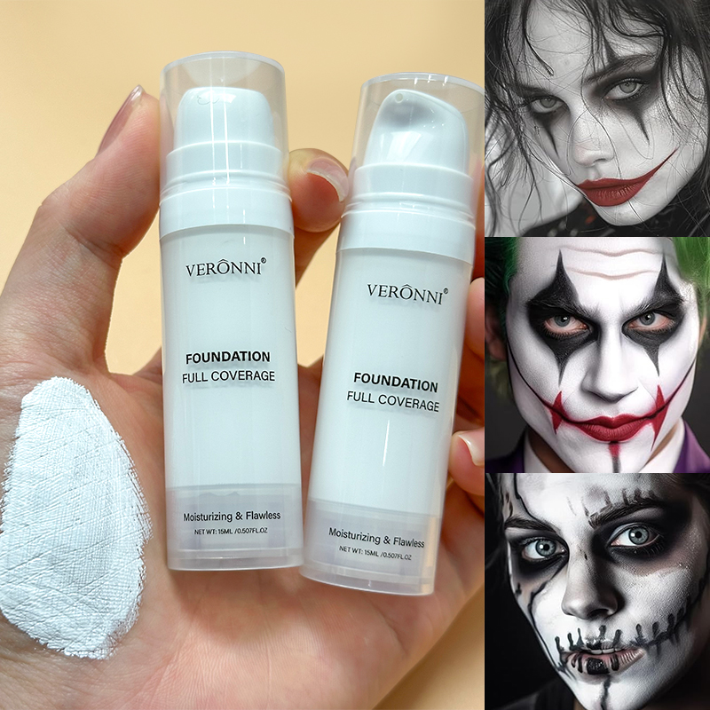 Halloween Liquid Goth White Ma - Beauty Makeup Foundation ulasan dan harga