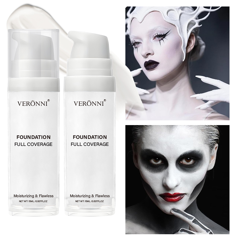 Halloween Liquid Goth White Ma - Beauty Makeup Foundation ulasan dan harga