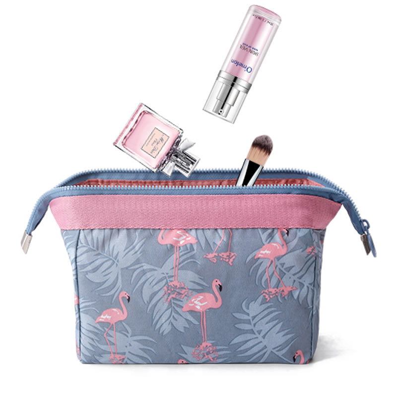 Women Travel Animal Flamingo M - Makeup Beauty Necessaire ulasan dan harga