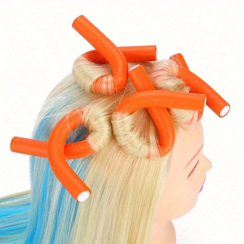 10pc Flexible Heatless Hair Ro - Hair Curling Wand ulasan dan harga