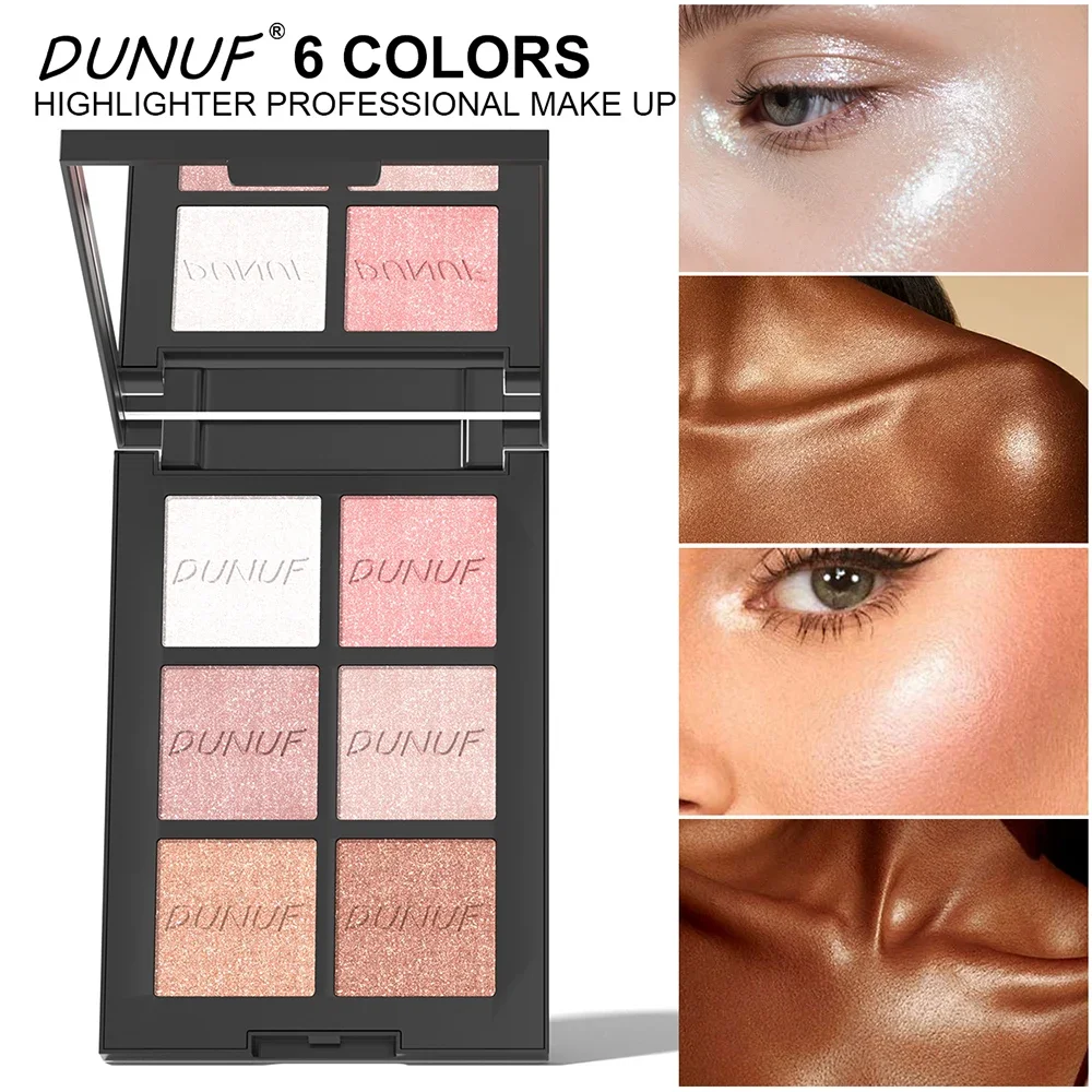 6 color Highlighter Palette Hi - Highlighter Bronzer Palette ulasan dan harga