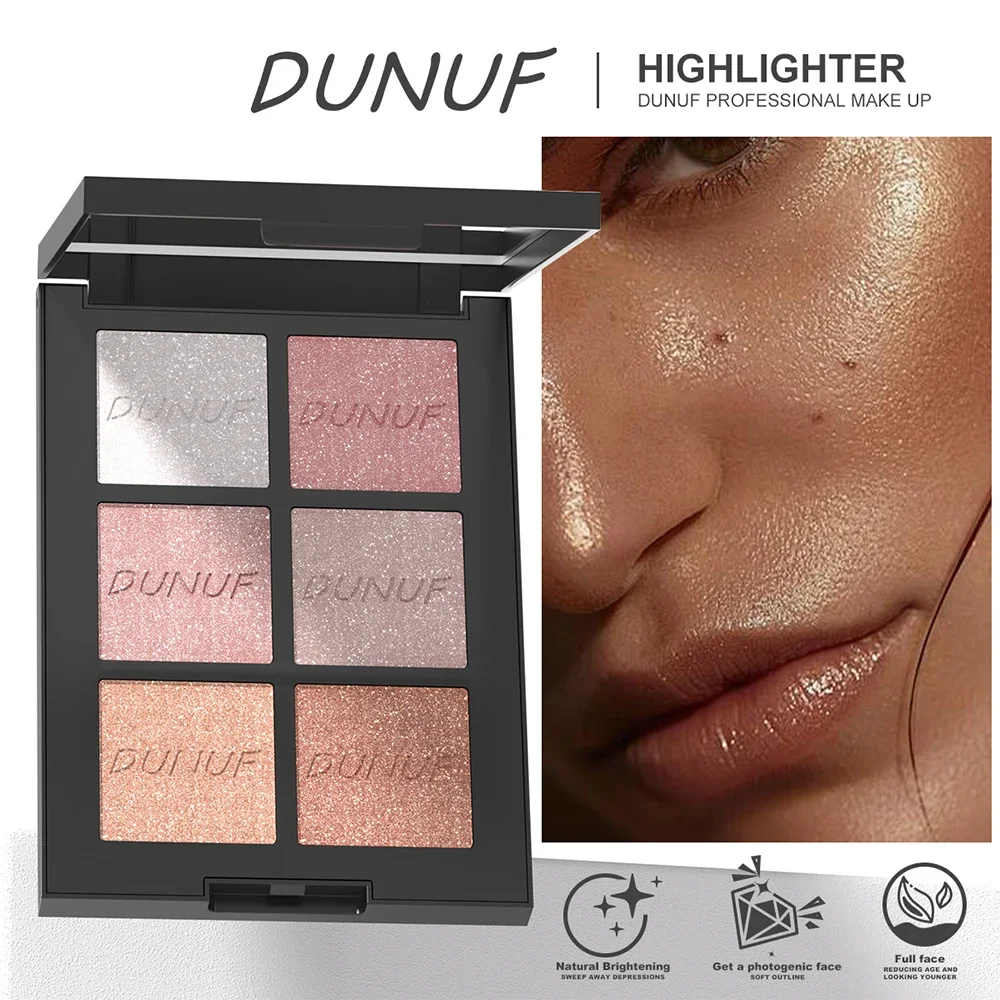 6 color Highlighter Palette Hi - Highlighter Bronzer Palette ulasan dan harga