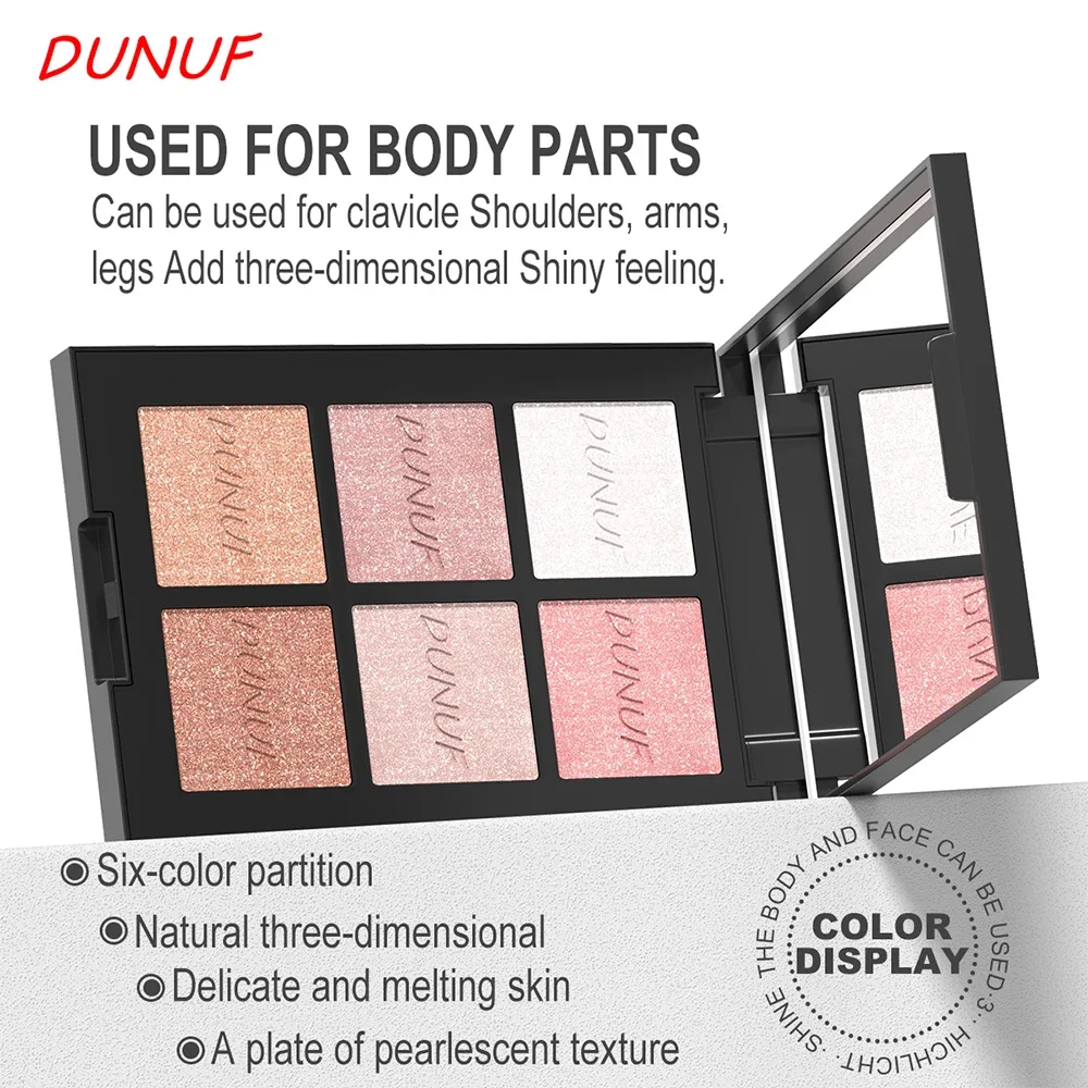 6 color Highlighter Palette Hi - Highlighter Bronzer Palette ulasan dan harga